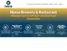 Tablet Screenshot of nexusbrewery.com